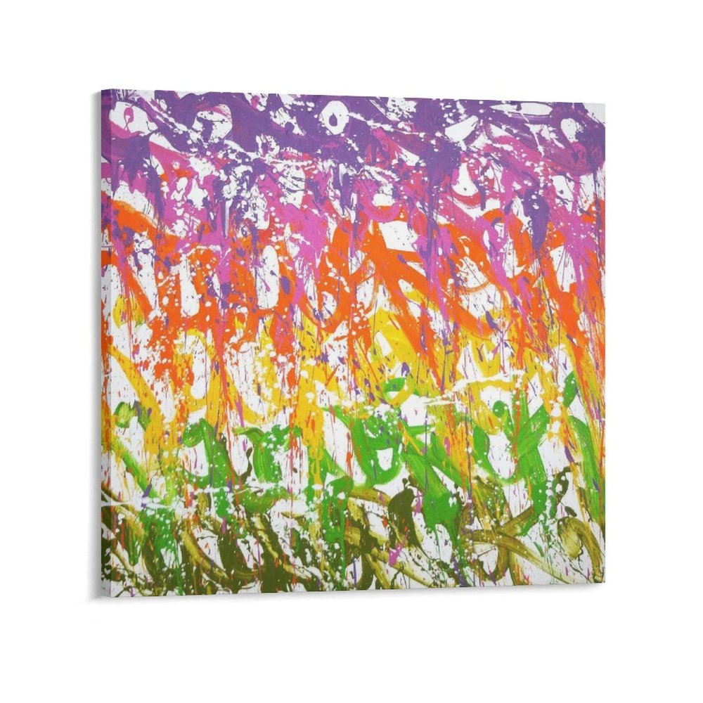 LEIZHAN JonOne JonOne Ll Large Canvas Printing Famous Painting Office Home Wall Art Classroom Library Coffee Shop Wall Decoration Painting Artwork Artworks Picture Print Poster Wall Art Painting Canva