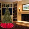 HOME HEART Brands 48 INCH Christmas Tree Skirt Velvet with Brocade Fabric Border & Thick Double Layer (5729L) view 2