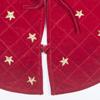 HOME HEART Brands 48 INCH Christmas Tree Skirt Velvet with Brocade Fabric Border & Thick Double Layer (5729L) view 4