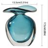 Sculpture Vase Vase Flower Vase Glass Vase Modern Art Transparent Flower Arrangement Vases 7.8 Inch Small Decor Flower Vase Living Room Bedroom Dining Table Decoration Decorative Vase Crafts view 2