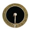 HOME HEART Brands 48 INCH St Patrick's Day Tree Skirt Green Velvet with Brocade Fabric Border & Thick Double Layer (5929L) view 1