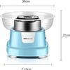 ELORES Cotton Candy Machine for Kids Professional Cotton Candy Maker with Hard and Sugar Free Countertop Cotton Candy Maker for Birthday Family Party view 2