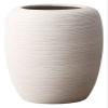 WANGXIAOYUE Sculpture Vase HBSDF Desktop Flower Vases, Dried Flowers Handmade Ceramic Vases White Flower Pot Home Decoration Creative Vases Crafts (Size : 24 * 31CM) view 1