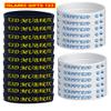 Islamic Gifts 123 Eid Favors [48 Pack] Eid Wristbands Happy Eid Mubarak Customized Party Favors Eid decor Muslim Gifts Ramadan Favors Ramadan Decor view 3