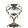 Jayiaine Hourglass Sand Timer 30/60 Minutes, Sand Clock Sand Watch Metal Rotating Sandglass Timer Sand Wedding Home Desk Office Classroom Decor,Black 60min view 1