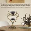 Jayiaine Hourglass Sand Timer 30/60 Minutes, Sand Clock Sand Watch Metal Rotating Sandglass Timer Sand Wedding Home Desk Office Classroom Decor,Black 60min view 3