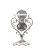 Hourglass Sand Timer 30/60 Minutes, Sand Clock Sand Watch Metal Rotating Sandglass Timer Sand for Christmas Gifts Wedding Home Desk Office Classroom Decor,Silver 60min view 1