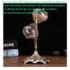 Hourglass Sand Timer 30/60 Minutes, Sand Clock Sand Watch Metal Rotating Sandglass Timer Sand for Christmas Gifts Wedding Home Desk Office Classroom Decor,Silver 60min view 3