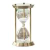 Jayiaine Hourglass Sand Timer 15/30/60 Minutes, Sand Clock Sand Watch, Metal Sandglass Timer with White Sand Wedding Home Desk Office Classroom Decor,15min view 1