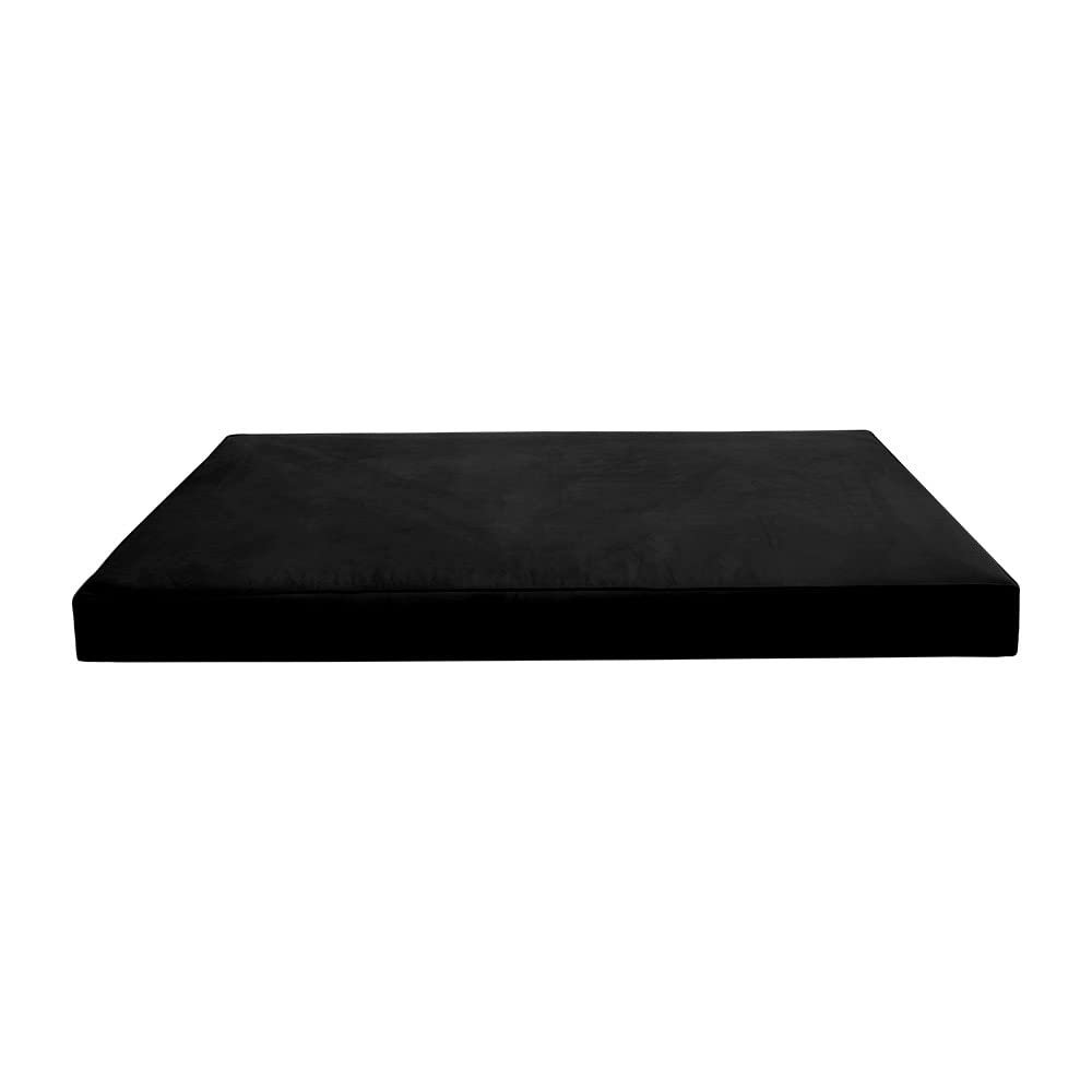 Prolinemax Same Pipe 6" Twin Size 75x39x6 Velvet Indoor Daybed Mattress Fitted Sheet |Cover ONLY|-AD374