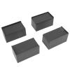 Astibym L Shape Furniture Risers, 4 Set Rubber Increasing Height Provide More Space Rectangular Sofa Risers for Bed for view 3
