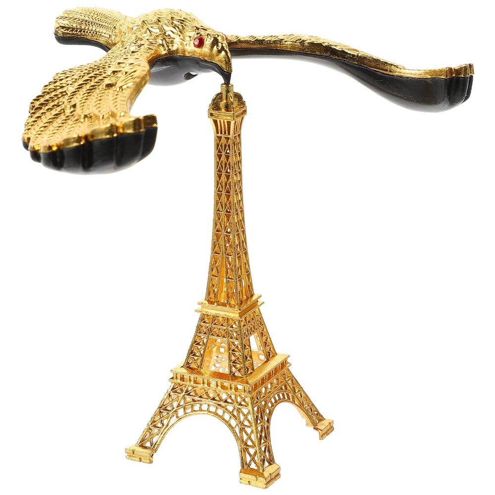 DECHOUS Balanced Eagle Model Big Bird Decor for Home Office Boys and Girls Unique Tabletop Balance Bird Ornament