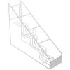 Stepped Shelf Syrup Organizer Syrup Display Rack Syrup Shelf Spice Rack view 1