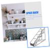 Stepped Shelf Syrup Organizer Syrup Display Rack Syrup Shelf Spice Rack view 3