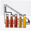 Stepped Shelf Syrup Organizer Syrup Display Rack Syrup Shelf Spice Rack view 4