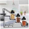 Syrup Organizer Syrup Shelf Spice Rack Syrup Display Rack Stepped Shelf view 3