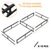 THEOCORATE 7 Inch Twin Box Spring, Metal High Profile Spring, Heavy Duty Mattress Foundation, Easy Clean Cover, Quiet, Non-Slip, Simple Assembly view 4