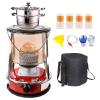 Xrdbfd Kerosene Stove Heater, Universal Handy Kerosene Stove Burners, Camping Oil Paraffin Heaters, Kerosene Heaters for Indoor and Outdoor,4.6Lred view 1