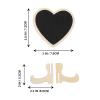 Tofficu 10pcs Mini for Tabletop Use Chalkboards for Weddings Events and Message Boards Creative Decorative Signs for Home Office and Crafting view 2