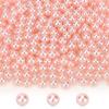Suream 1300PCS Pearl Beads for Centerpieces, 8mm/0.31in No Hole Artificial Beads for Vase Filler, Jewelry Making, Table Scatter, Wedding Decoration, Makeup Holder, DIY Craft Projects, Pink view 1