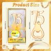 24Pcs Golden 75 Bottle Openers for 75th Birthday Party Favors Rhinestones Decorations for Wedding Anniversary Gifst Souvenrs or Keepsaks for Guests view 2