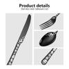 30 Piece Silverware Set for 6 Cutlery Flatware Set With Christmas Patterns Stainless Steel Delicate Knifes Forks and Spoons Sets Christmas Durable Home Kitchen Restaurant Tableware Utensils Set view 3