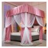 Bed Canopy Luxury Four-Season Bed Canopy, Home Bedroom Decoration Bed Curtains, 360 Protective Mosquito Net with Stand, Dustproof Shading, for Single and Double Beds view 1