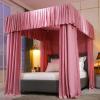 Bed Canopy Luxury Four-Season Bed Canopy, Home Bedroom Decoration Bed Curtains, 360 Protective Mosquito Net with Stand, Dustproof Shading, for Single and Double Beds view 2