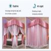 Bed Canopy Luxury Four-Season Bed Canopy, Home Bedroom Decoration Bed Curtains, 360 Protective Mosquito Net with Stand, Dustproof Shading, for Single and Double Beds view 4