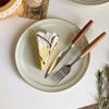 Wood Silverware Set 24 Piece Cutlery Sets for 6 With Wooden Handle Premium 18/10 Stainless Steel Flatware Set Knifes Forks and Spoons Set Home Kitchen Hotel Restaurant Tableware Utensils view 2