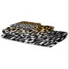 3 Piece Bath Towel Set, Ombre Leopard Print Luxury Towels Set for Bathroom Soft Bath Shower Towels Absorbent Bathroom Towels Set ( 1 Bath Towel, 1 Hand Towel, 1 Washcloth ) Animal Skin Yellow Gray view 2