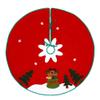 LJFMDLN Christmas Tree Skirt, 40 Inch Non-Wovens Xmas Tree Skirt Ornament Base Cover Mat for New Year Party view 1