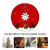 LJFMDLN Christmas Tree Skirt, 40 Inch Non-Wovens Xmas Tree Skirt Ornament Base Cover Mat for New Year Party view 4
