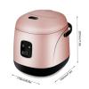 Rice Cooker - Rice Cooker With Steamer Basket, Electric Rice Cooker & Rinse Basket, Portable Mini Rice Cooker, Nonstick, 15 Minutes Fast Cooking, Re-heating, Keep Warm, For 2-4 People (Color : Red) view 2