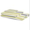 3 Piece Bath Towel Set, Yellow White and Gray Stripes Lines Geometric Texture Luxury Towels Set for Bathroom Soft Bath Shower Towels Absorbent Bathroom Towels Set(1Bath Towel,1Hand Towel,1Washcloth) view 2