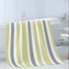 3 Piece Bath Towel Set, Yellow White and Gray Stripes Lines Geometric Texture Luxury Towels Set for Bathroom Soft Bath Shower Towels Absorbent Bathroom Towels Set(1Bath Towel,1Hand Towel,1Washcloth) view 3