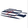 3 Piece Bath Towel Set, Red Anchor Prints on Navy Blue and White Stripes Geometric Towels Set for Bathroom Soft Bath Shower Towels Absorbent Bathroom Towels Set(1Bath Towel,1Hand Towel,1Washcloth) view 2