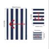 3 Piece Bath Towel Set, Red Anchor Prints on Navy Blue and White Stripes Geometric Towels Set for Bathroom Soft Bath Shower Towels Absorbent Bathroom Towels Set(1Bath Towel,1Hand Towel,1Washcloth) view 4