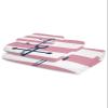 3 Piece Bath Towel Set, Ocean Theme Anchor Pink Geometric Stripes Texture Pattern Towels Set for Bathroom Soft Bath Shower Towels Absorbent Bathroom Towels Set(1Bath Towel,1Hand Towel,1Washcloth) view 2