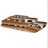 3 Piece Bath Towel Set, Mexico Brown Stripes Luxury Towels Set for Bathroom Soft Bath Shower Towels Absorbent Bathroom Towels Set ( 1 Bath Towel, 1 Hand Towel, 1 Washcloth ) Cow Black White Prints view 2