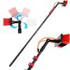 Solar panel cleaning tool,Water Fed Pole Kit,Window Cleaning Kit with Extension Pole,Outdoor Window Cleaner Window Cleaning Tool,3.6-10.8M Length Water Fed Brush,3.6m/12FT view 1