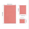 3 Piece Bath Towel Set, Modern Coral Red Backdrop Luxury Towels Set for Bathroom Soft Bath Shower Towels Absorbent Bathroom Towels Set ( 1 Bath Towel, 1 Hand Towel, 1 Washcloth ) Minimalism Style view 4