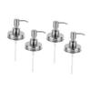 4pcs Lotion Pump Dispenser Lids Dispenser Pump Stainless Steel Lids Pump Dispenser view 1