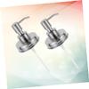4pcs Lotion Pump Dispenser Lids Dispenser Pump Stainless Steel Lids Pump Dispenser view 4