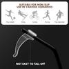 ARTIBETTER 20 Pairs Silicone Eyeglass Ear Grips Non-Slip Ear Hooks for Sunglasses Glasses - Fits 4-12Mm Temples Transparent Design view 4