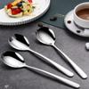 80 Piece Silverware Set for 16 Cutlery Sets 18/10 Stainless Steel Heavy Flatware Sets Nice Weight Delicate Knifes Forks Spoons Set Durable Home Kitchen Restaurant Hotel Tableware Utensils Sets view 3