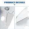 Homoyoyo Curtain Rod Brackets for 2 Rods Metal Holder Strong Support Easy Mounting view 4