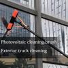 Solar panel cleaning tool,Water Fed Pole Kit,Window Cleaning Kit with Extension Pole,Outdoor Window Cleaner Window Cleaning Tool,3.6-10.8M Length Water Fed Brush,5.4m/18FT view 3
