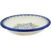Polmedia Polish Pottery Pasta Bowl 9-inch UNIKAT - Bouquet In Bloom Pattern Handmade in Boleslawiec Poland + Certificate of Authenticity view 2
