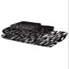 3 Piece Bath Towel Set, Ombre Leopard Print Luxury Towels Set for Bathroom Soft Bath Shower Towels Absorbent Bathroom Towels Set ( 1 Bath Towel, 1 Hand Towel, 1 Washcloth ) Animal Skin Black Gray view 2